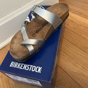 Birkenstock Silver Sandals